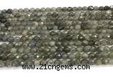 CLB1248 15 inches 4mm faceted round labradorite beads wholesale