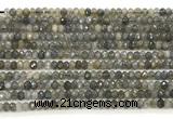 CLB1280 15.5 inches 3*4mm faceted rondelle labradorite beads