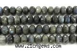 CLB1287 15.5 inches 13*18mm faceted rondelle labradorite beads