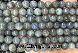 CLB1292 15 inches 8mm round labradorite beads wholesale