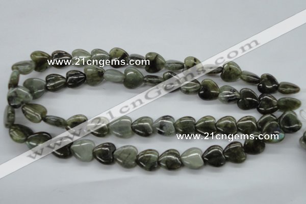 CLB130 15.5 inches 14*14mm heart labradorite gemstone beads wholesale