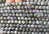 CLB1308 15 inches 6mm faceted round labradorite beads wholesale
