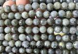 CLB1309 15 inches 8mm faceted round labradorite beads wholesale