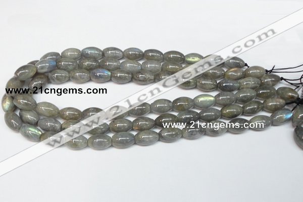 CLB150 15.5 inches 8*12mm rice labradorite gemstone beads