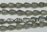 CLB152 15.5 inches 7*9mm teardrop labradorite gemstone beads