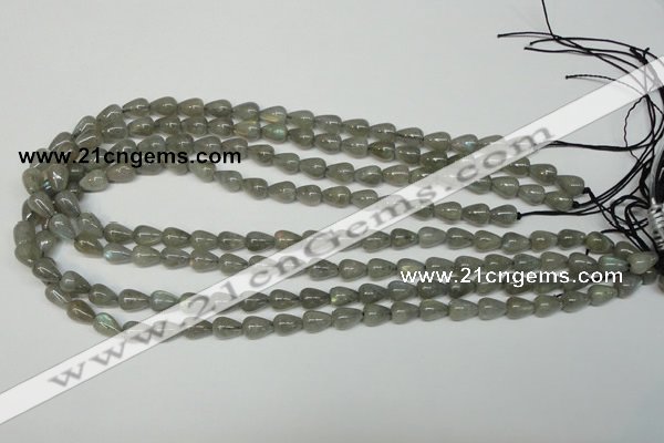 CLB152 15.5 inches 7*9mm teardrop labradorite gemstone beads