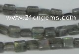 CLB161 15.5 inches 8*8mm square labradorite gemstone beads