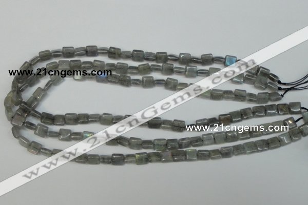 CLB161 15.5 inches 8*8mm square labradorite gemstone beads