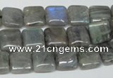 CLB162 15.5 inches 10*10mm square labradorite gemstone beads
