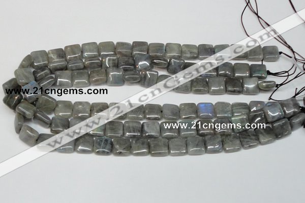 CLB162 15.5 inches 10*10mm square labradorite gemstone beads