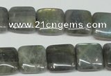 CLB164 15.5 inches 14*14mm square labradorite gemstone beads