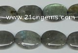 CLB174 15.5 inches 13*18mm oval labradorite gemstone beads