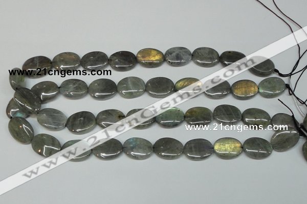 CLB175 15.5 inches 15*20mm oval labradorite gemstone beads