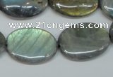 CLB176 15.5 inches 18*25mm oval labradorite gemstone beads