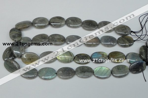 CLB176 15.5 inches 18*25mm oval labradorite gemstone beads