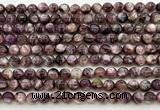 CLB2025 15 inches 6mm round natural lepidolite gemstone beads