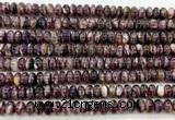CLB2030 15 inches 5*8mm rondelle natural lepidolite gemstone beads
