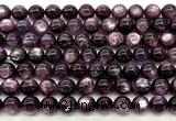 CLB2051 15 inches 11mm round natural lepidolite gemstone beads