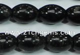 CLB304 15.5 inches 13*18mm rice black labradorite gemstone beads