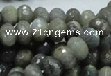 CLB31 15.5 inches 8*12mm faceted rondelle labradorite gemstone beads