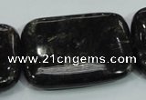 CLB311 15.5 inches 30*40mm rectangle black labradorite gemstone beads