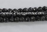 CLB360 15.5 inches 6mm faceted round black labradorite beads wholesale