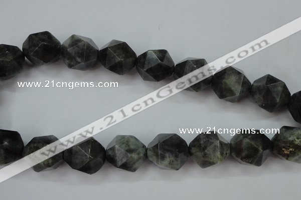 CLB458 15 inches 20mm faceted nuggets labradorite gemstone beads