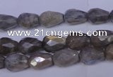 CLB502 15.5 inches 8*12mm faceted teardrop labradorite beads