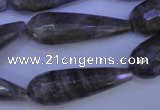 CLB507 15.5 inches 10*30mm faceted teardrop labradorite beads