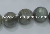 CLB52 15.5 inches 16mm faceted round labradorite gemstone beads
