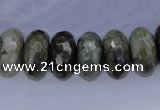 CLB57 15.5 inches 9*18mm faceted rondelle labradorite beads