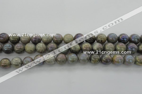 CLB605 15.5 inches 14mm round AB-color labradorite beads