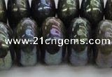 CLB622 15.5 inches 10*20mm rondelle AB-color labradorite beads