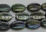 CLB648 15.5 inches 10*14mm oval AB-color labradorite beads