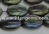 CLB651 15.5 inches 15*20mm oval AB-color labradorite beads