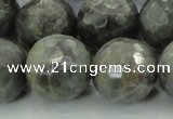 CLB715 15.5 inches 20mm faceted round labradorite gemstone beads