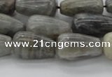 CLB725 15.5 inches 10*30mm teardrop labradorite gemstone beads