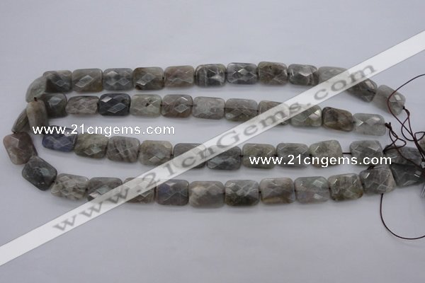 CLB748 15.5 inches 8*12mm faceted rectangle labradorite gemstone beads