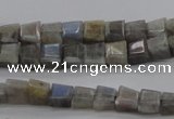 CLB752 15.5 inches 7*9mm faceted trapezoid labradorite gemstone beads