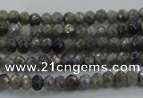 CLB755 15.5 inches 2.5*4mm faceted rondelle AB-color labradorite beads