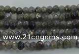 CLB755 15.5 inches 2.5*4mm faceted rondelle AB-color labradorite beads