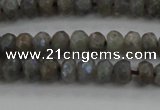 CLB756 15.5 inches 4*6mm faceted rondelle AB-color labradorite beads