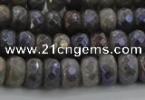 CLB758 15.5 inches 6*10mm faceted rondelle AB-color labradorite beads