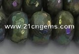 CLB763 15.5 inches 12*20mm faceted rondelle AB-color labradorite beads