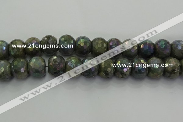 CLB764 15.5 inches 15*20mm faceted rondelle AB-color labradorite beads