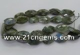 CLB768 15.5 inches 20*25mm - 22*30mm faceted freeform labradorite beads