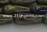 CLB781 15.5 inches 10*30mm teardrop AB-color labradorite beads