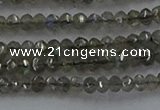 CLB795 15.5 inches 2*3mm faceted rondelle labradorite beads