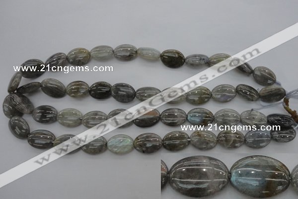 CLB84 15.5 inches 13*18mm oval labradorite beads wholesale