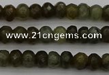 CLB956 15.5 inches 5*8mm faceted rondelle labradorite beads